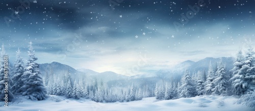 Holiday season in winter