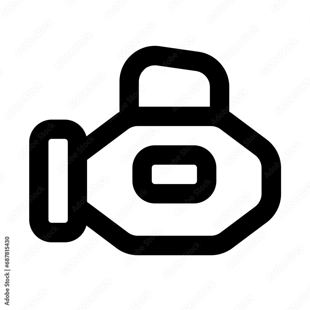 Underwater Line UI Icons Underwater Line UI Icons