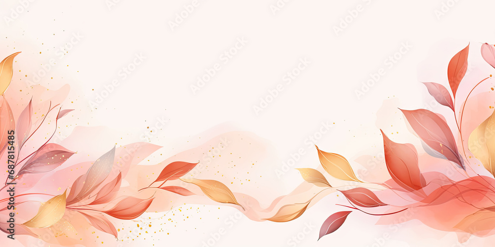 Abstract Peach color background. VIP Invitation, wedding and celebration card. - obrazy, fototapety, plakaty 