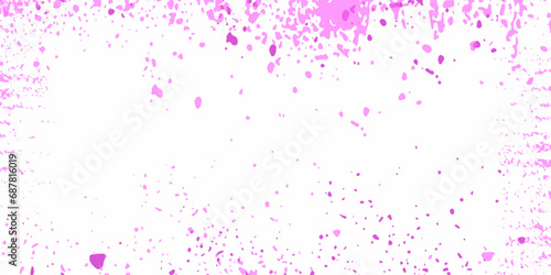 Confetti on white. Geometric background with glitters