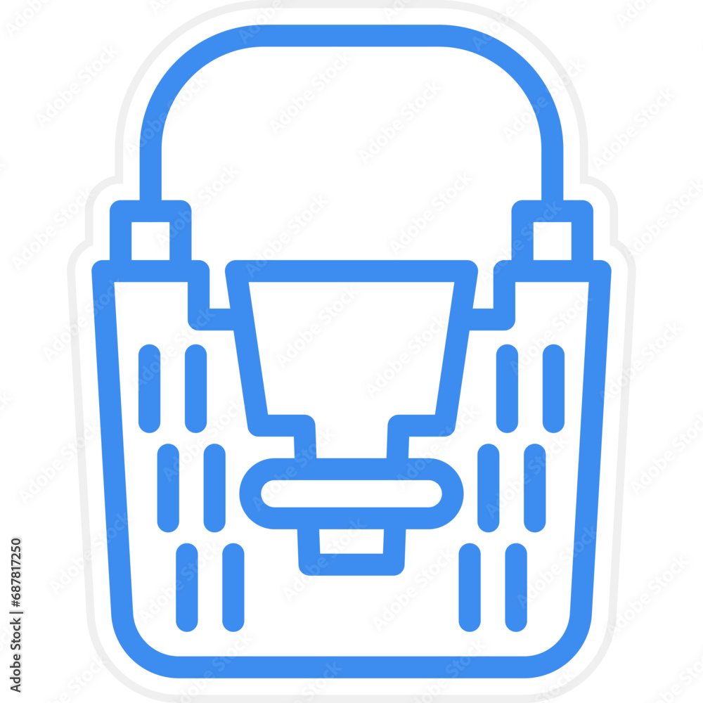 Vector Design Handbag Icon Style Vector Design Handbag Icon Style
