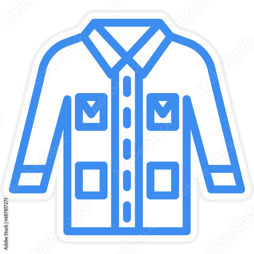Vector Design Jacket Icon Style