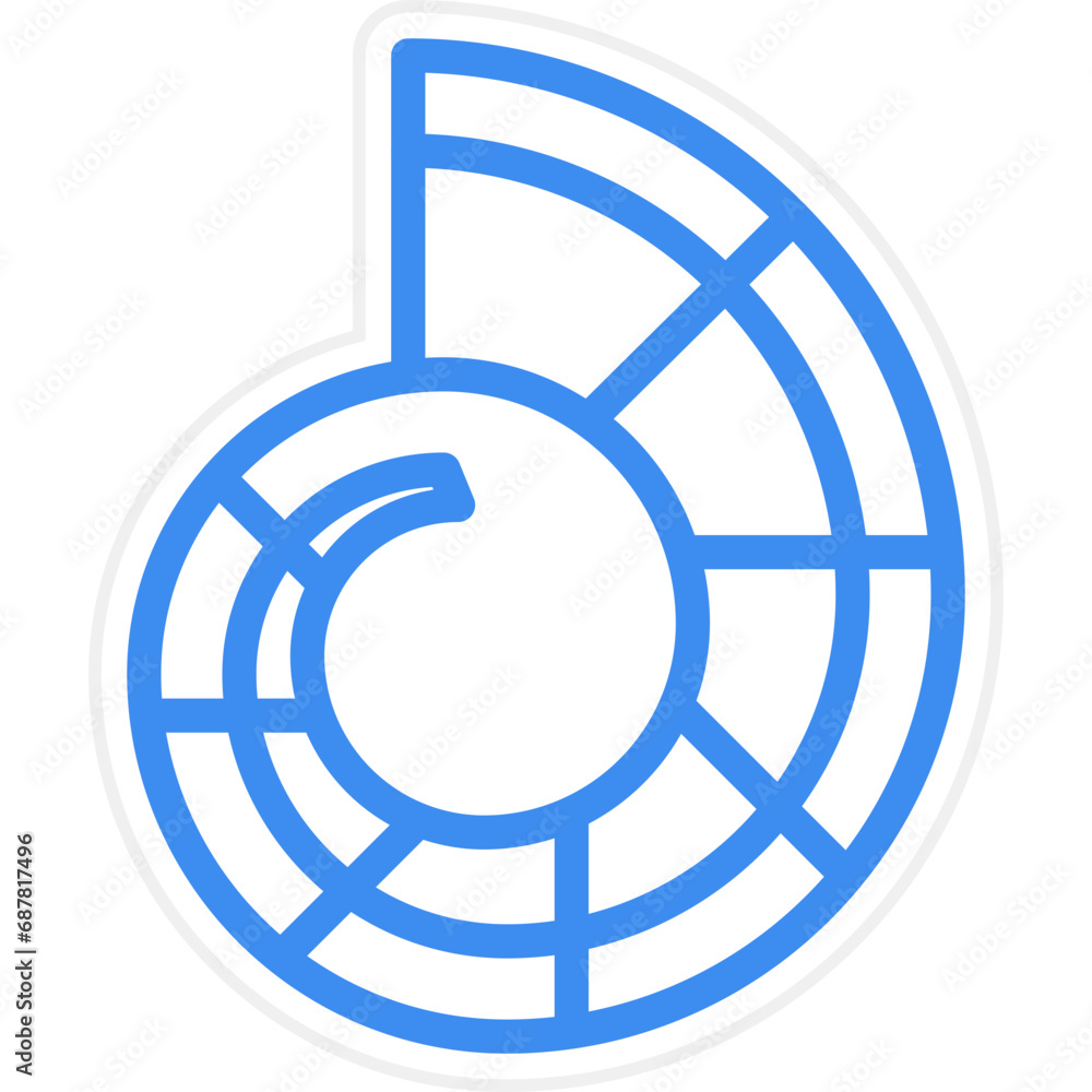Vector Design Fossil Icon Style Vector Design Fossil Icon Style
