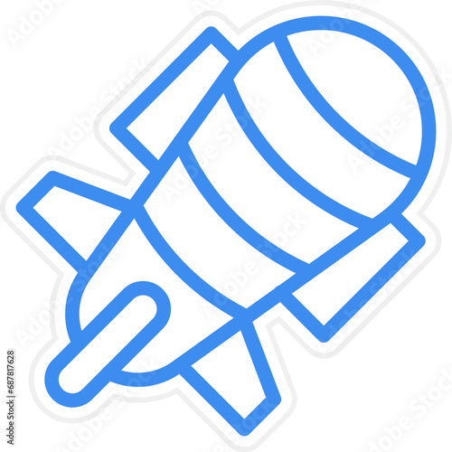 Vector Design Zeppelin Icon Style