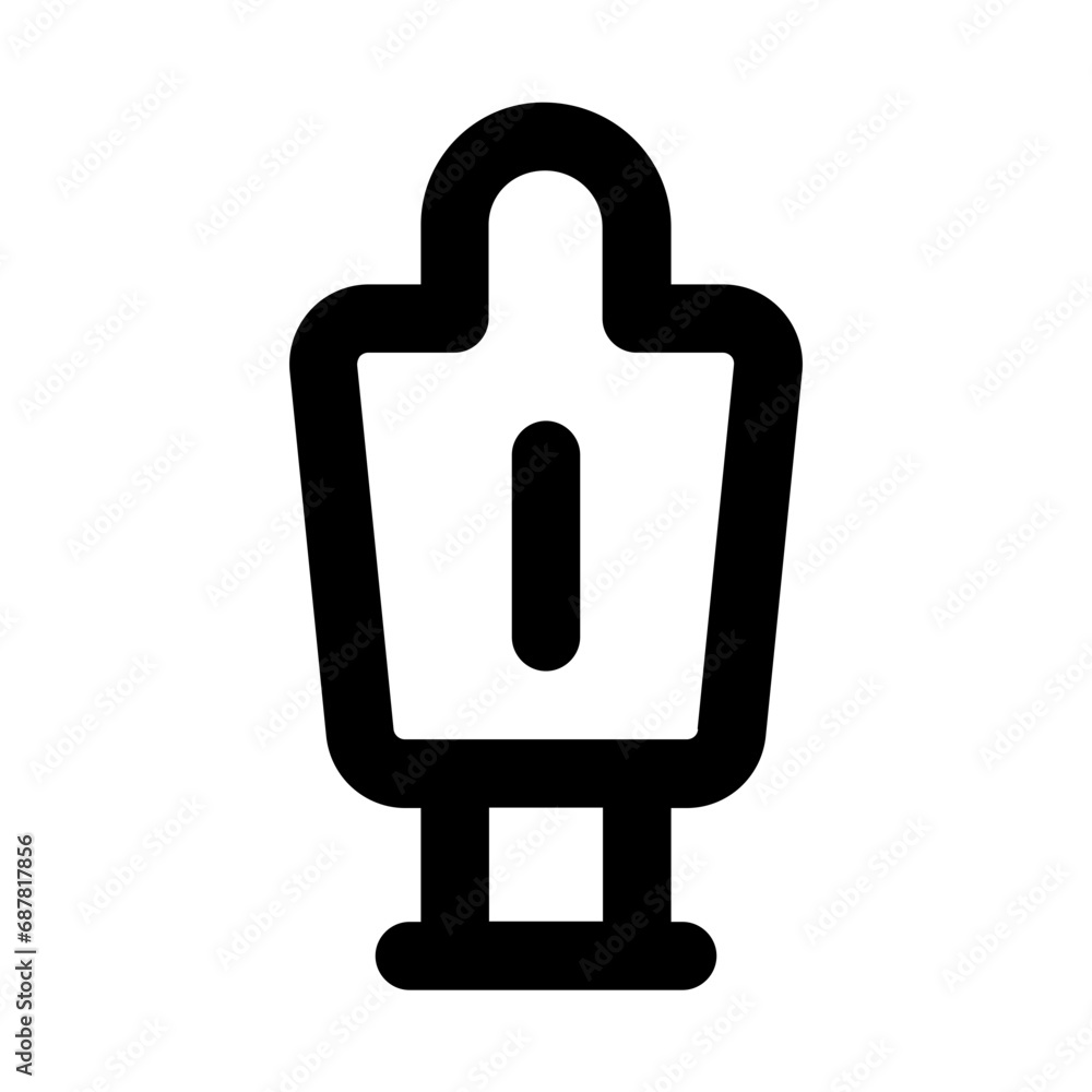 Obraz premium Punching Line UI Icons