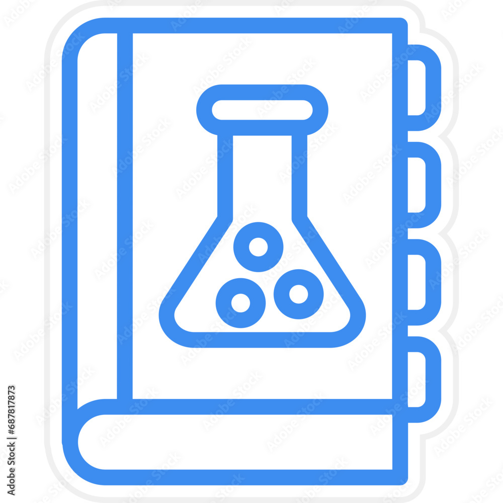 Vector Design Literary Science Icon Style Vector Design Literary Science Icon Style