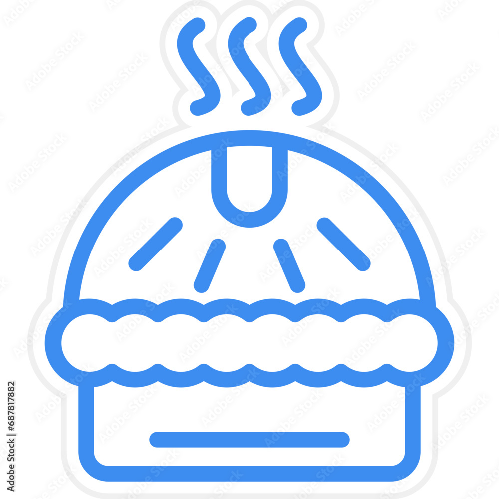 Vector Design Apple Pie Icon Style Vector Design Apple Pie Icon Style