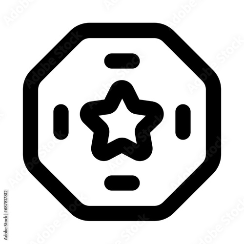Hexagon Line UI Icons