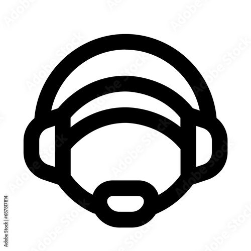 Head Protector Line UI Icons