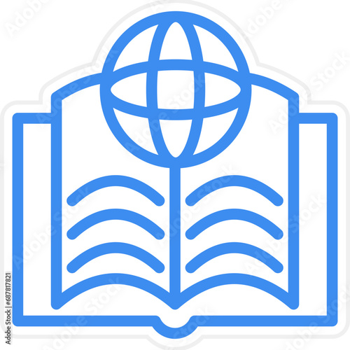 Vector Design Encyclopedia Icon Style