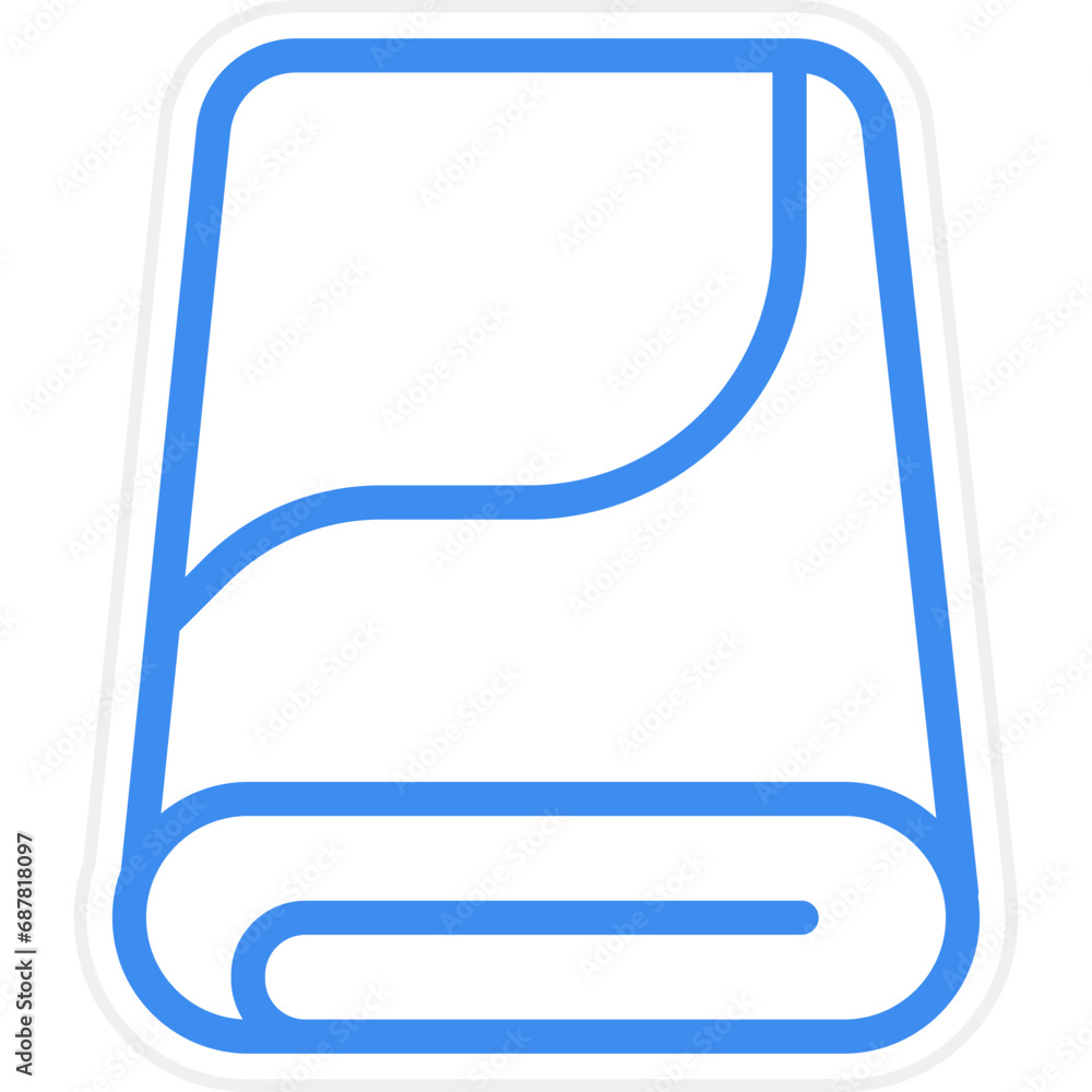 Vector Design Microfiber Cloth Icon Style Vector Design Microfiber Cloth Icon Style