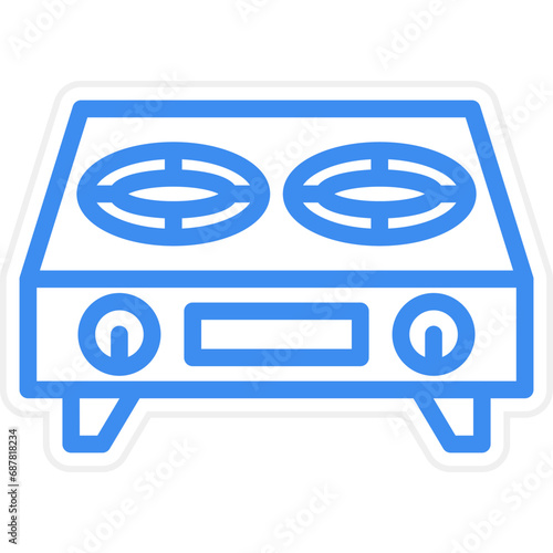 Vector Design Gas Stove Icon Style