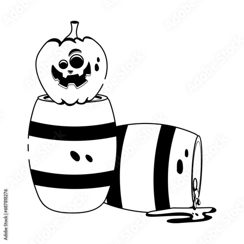 Halloween Barrels