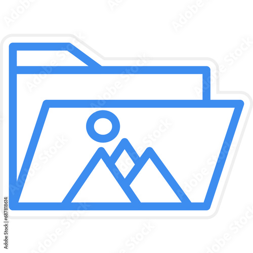 Vector Design Images Folder Icon Style