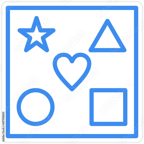 Vector Design Shape Toy Icon Style