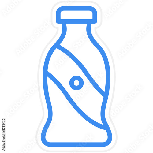 Vector Design Cola Bottle Icon Style