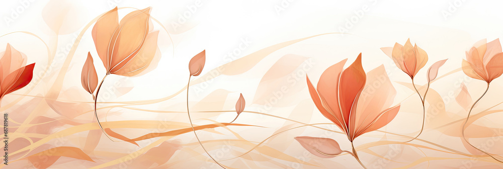 Abstract Peach color background. VIP Invitation, wedding and celebration card.