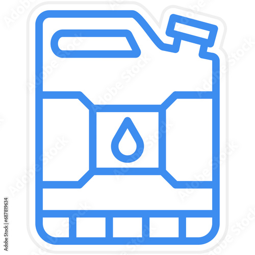 Vector Design Gasoline Icon Style