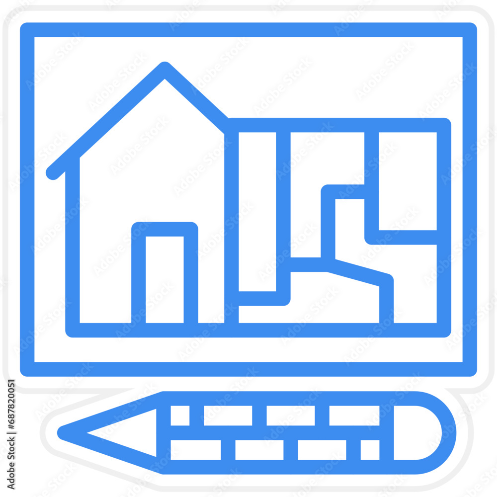 Vector Design Technical Drawing Icon Style Vector Design Technical Drawing Icon Style