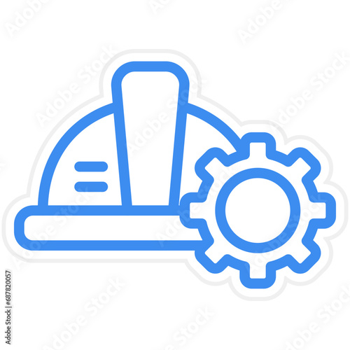 Vector Design Engineering Setting Icon Style