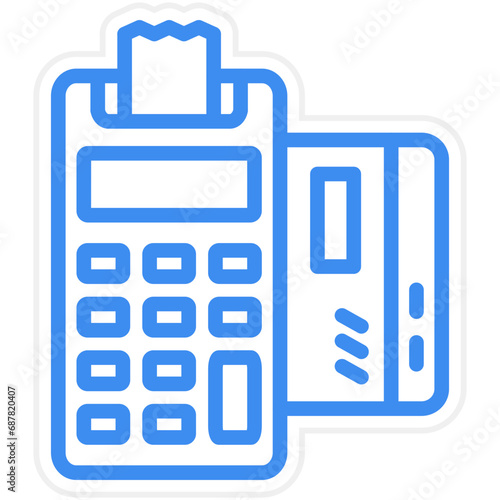 Vector Design Card Machine Icon Style