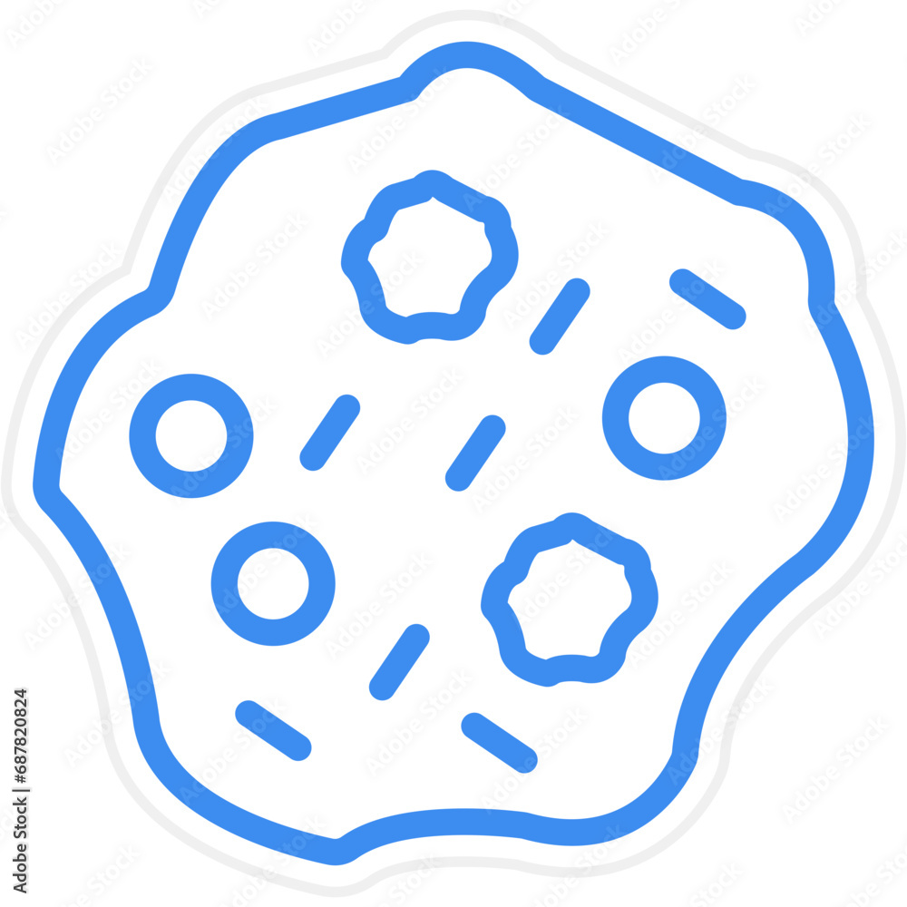 Vector Design Chocolate Chip Cookie Icon Style Vector Design Chocolate Chip Cookie Icon Style