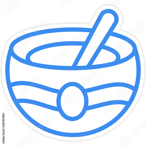 Vector Design Soup Icon Style photo