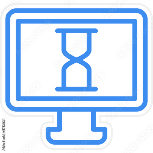 Vector Design Lag Icon Style