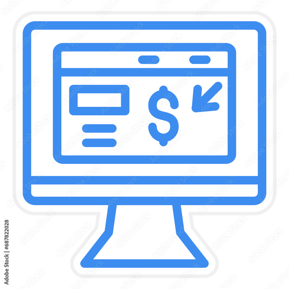 Vector Design Crowdfunding Portal Icon Style Vector Design Crowdfunding Portal Icon Style