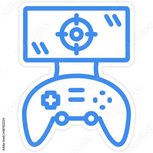 Vector Design Game Hud Icon Style