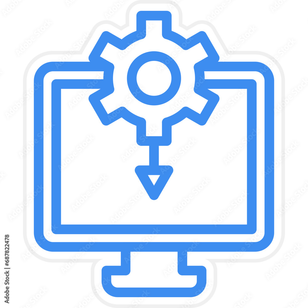 Vector Design Drivers Installation Icon Style Vector Design Drivers Installation Icon Style