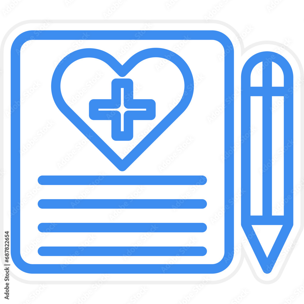 Vector Design Health Information Icon Style Vector Design Health Information Icon Style