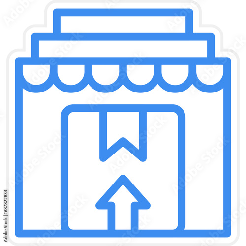 Vector Design Stock Keeping Unit Icon Style