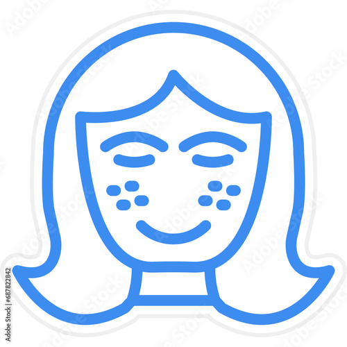 Vector Design Acne Icon Style