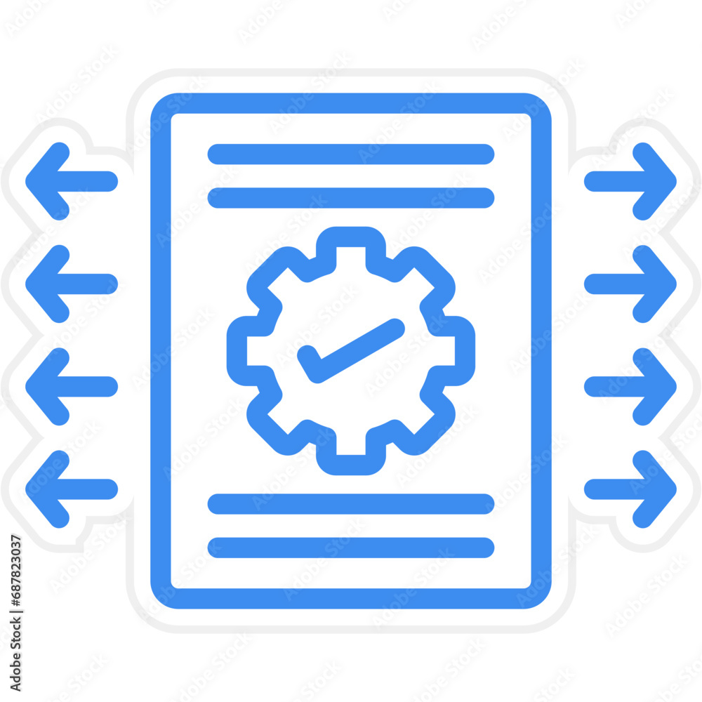 Vector Design Policy Deployment Icon Style Vector Design Policy Deployment Icon Style