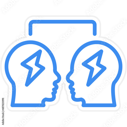 Vector Design Altercation Icon Style