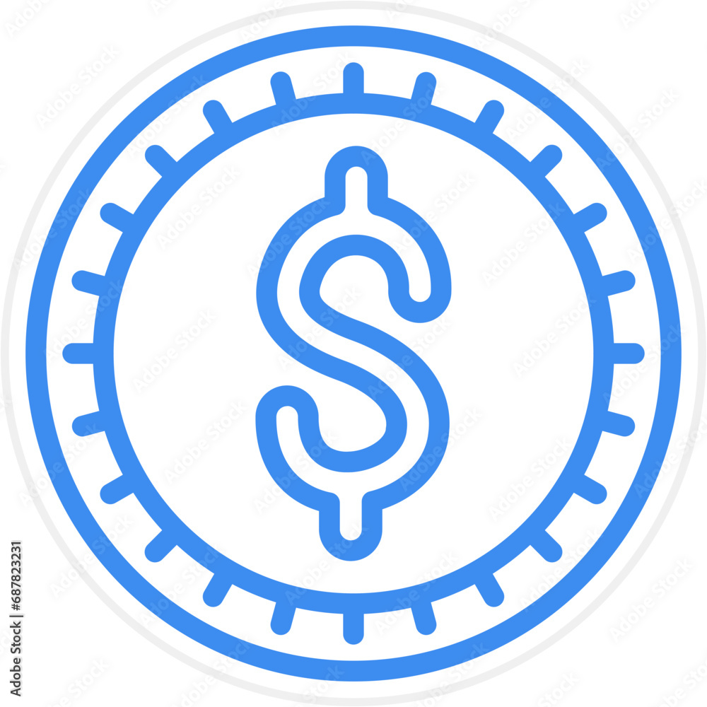 Vector Design Dollar Icon Style Vector Design Dollar Icon Style