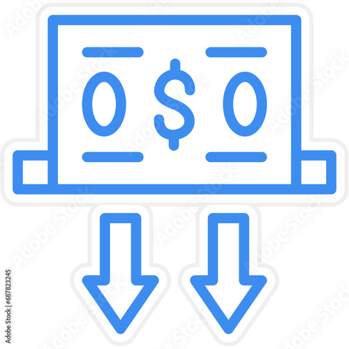 Vector Design Deposit Icon Style