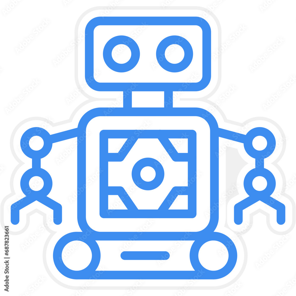 Vector Design Nanorobot Icon Style Vector Design Nanorobot Icon Style