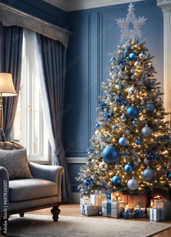 christmas tree with presents christmas tree with presents
