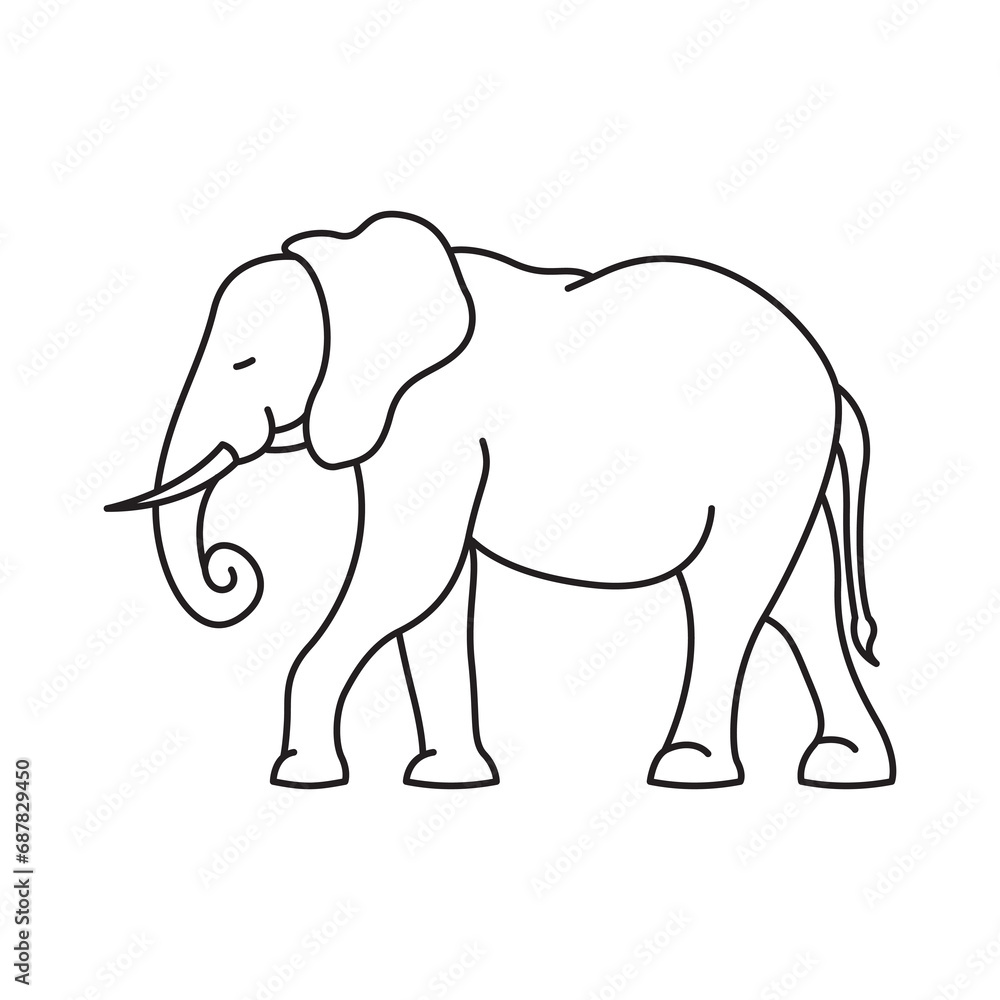 Line Art Animals Vector Collection 3