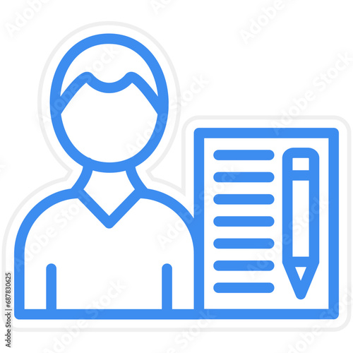 Copywriter Icon Style
