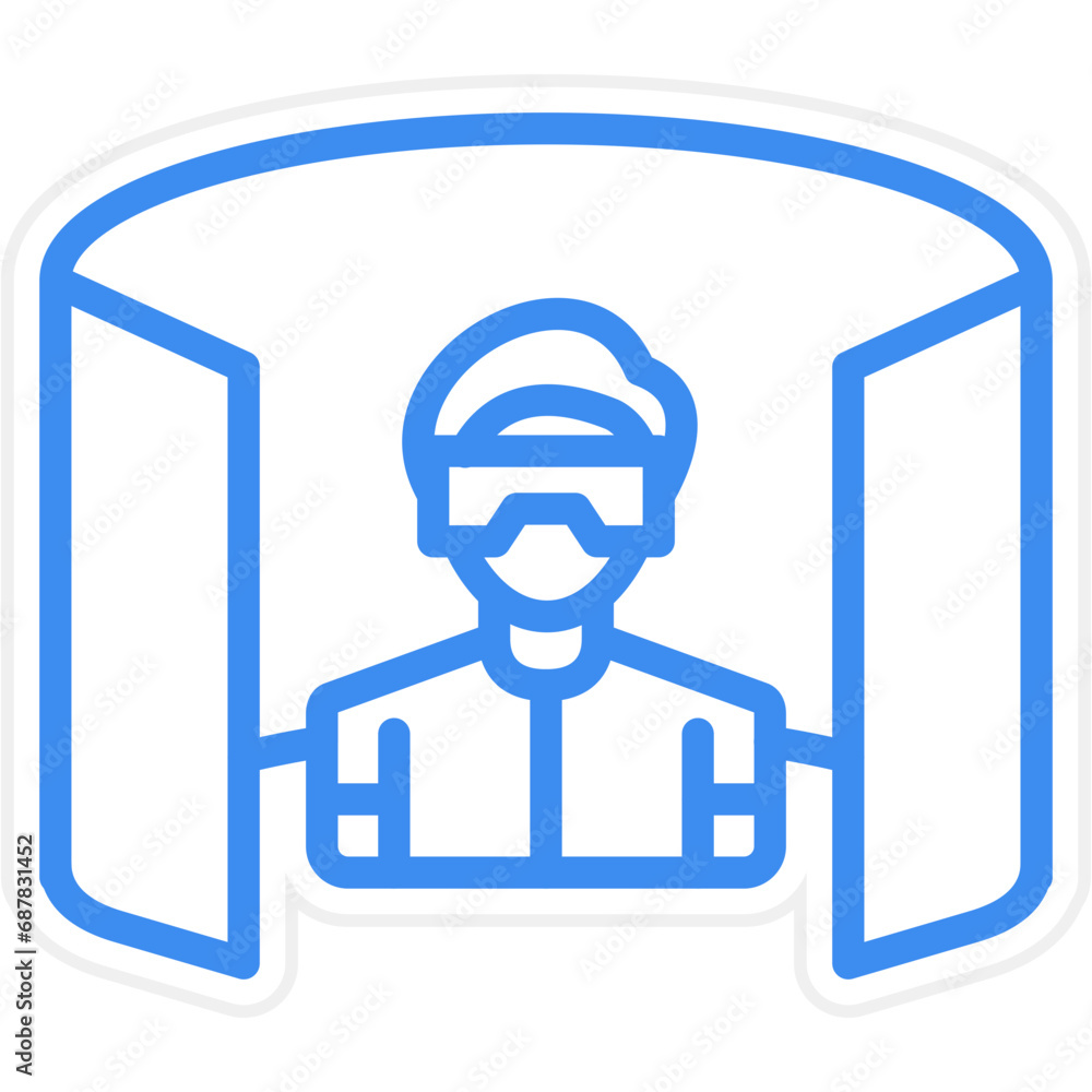 Augmented Reality Icon Style Augmented Reality Icon Style