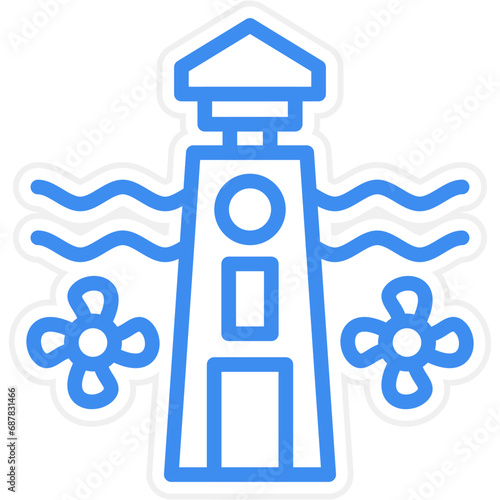 Tidal Power Icon Style