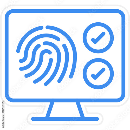 Biometrics Icon Style