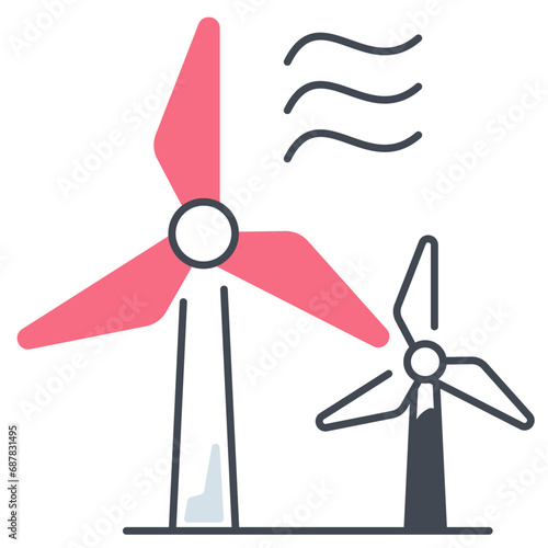 Wind Turbine Icon