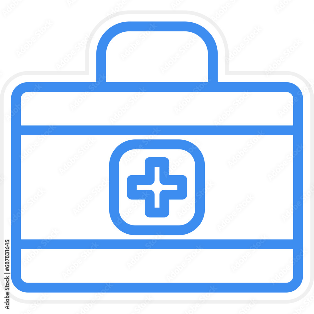 Obraz premium First Aid Icon Style