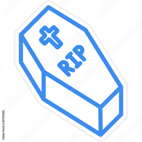 People Coffin Icon Style
