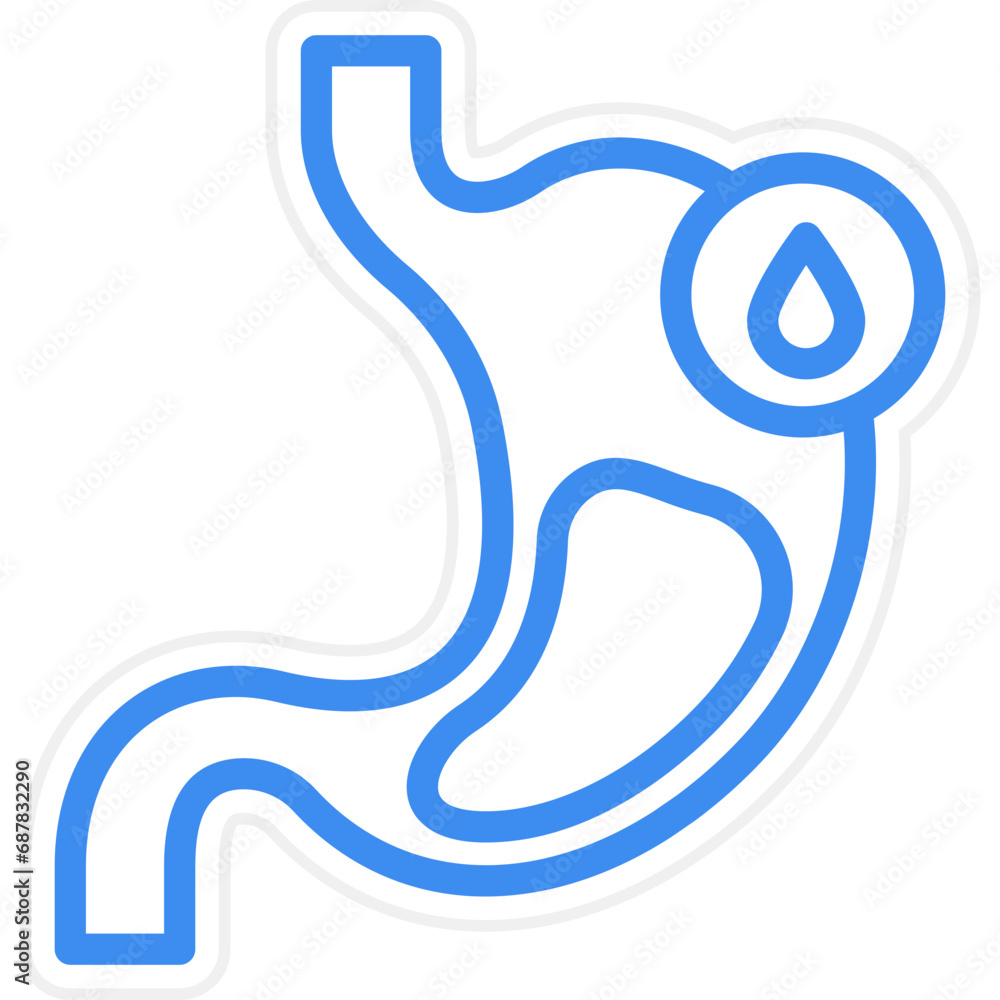 Gastroenterology Icon Style Gastroenterology Icon Style