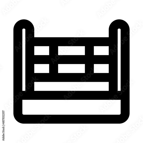 Boxing Ring Line UI Icons